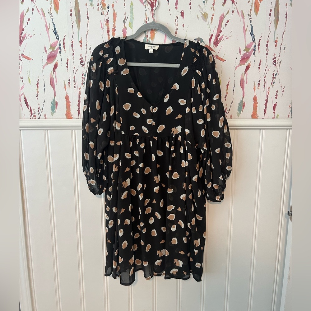 umgee Leopard Print Dress